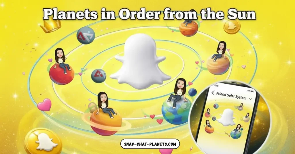 Planets in Order from the Sun Snapchat