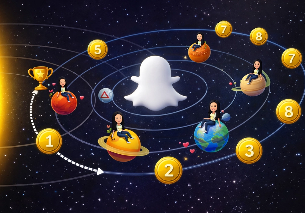 Snapchat Planets Work