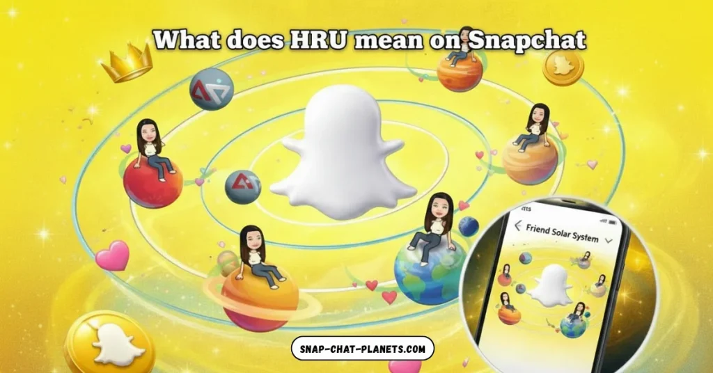 What does HRU mean on Snapchat