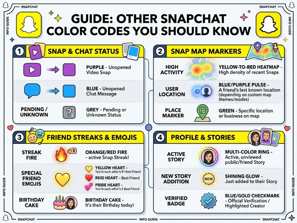 Snapchat Color Codes