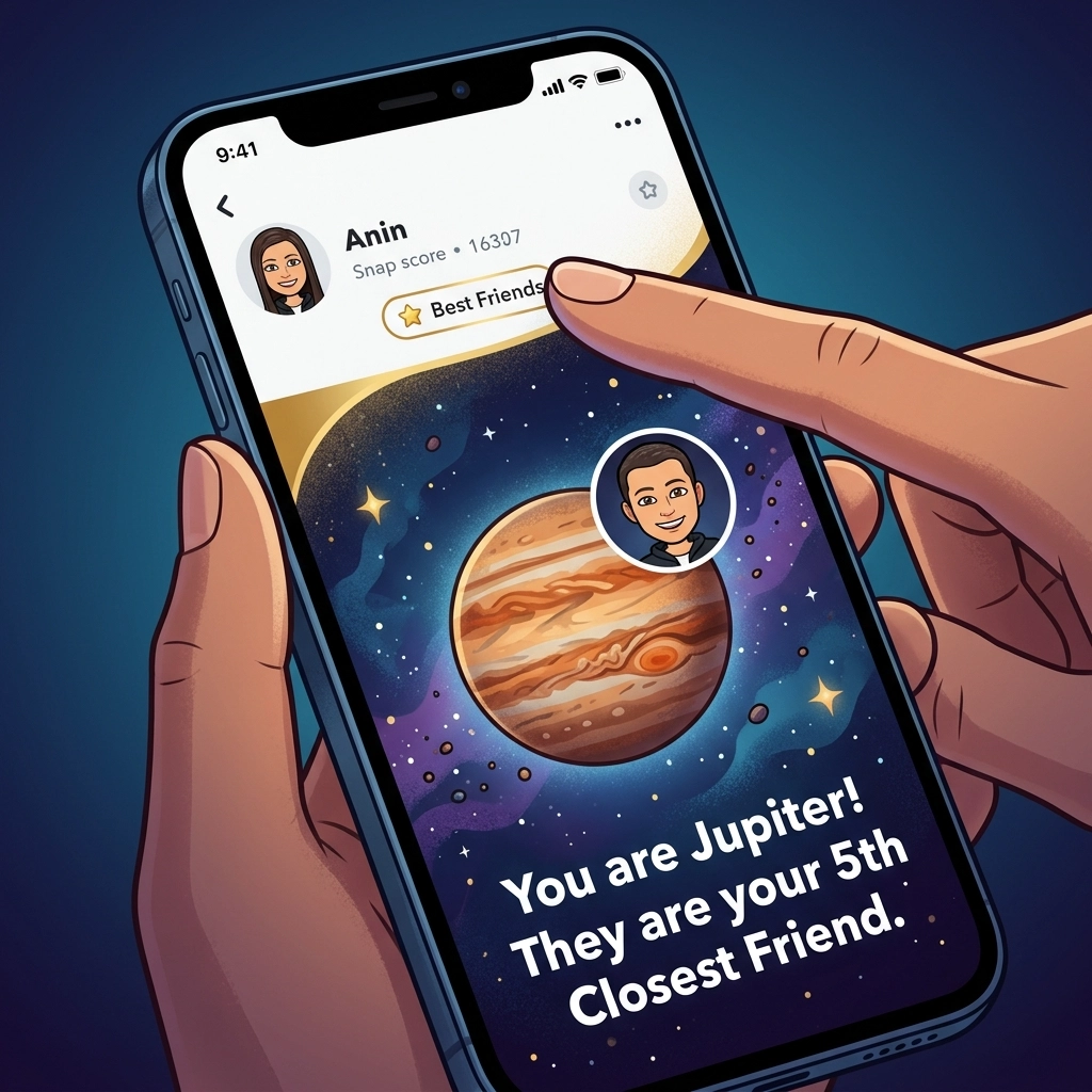 Snapchat Friendship Planets