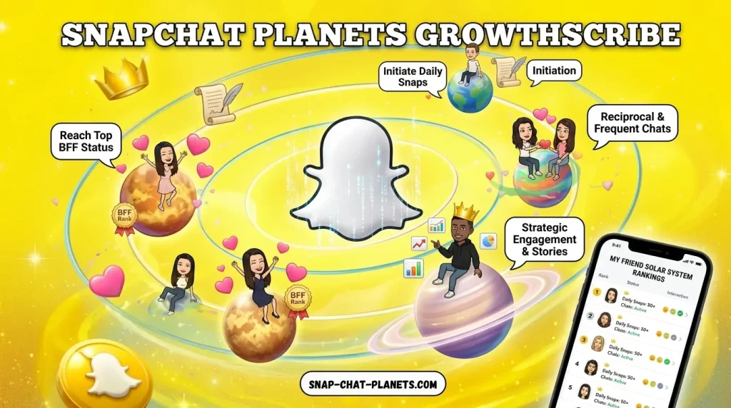Snapchat Planets Growthscribe